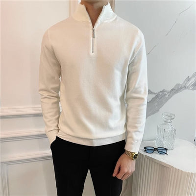 JOHN QUARTER ZIP SWEATER