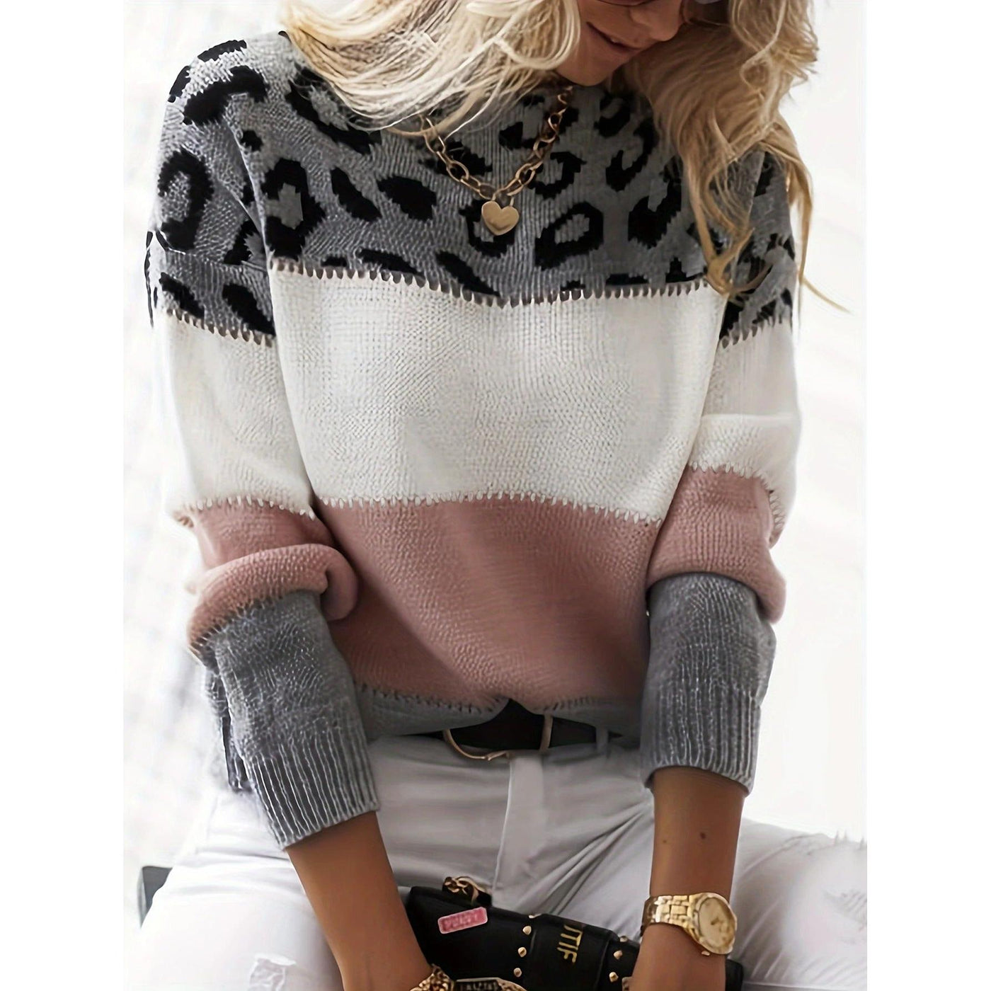 LELA LEOPARD SWEATER