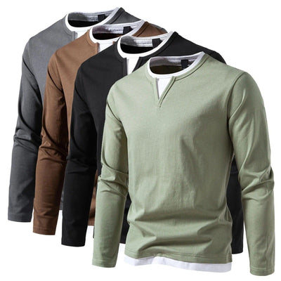 DIEGO LONG-SLEEVED HENLEY