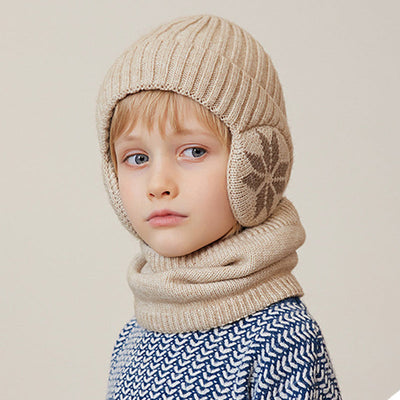 BONNET ET ÉCHARPE EN TRICOT CHAUD POUR L'HIVER