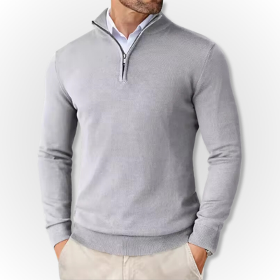 CHRISTIANO QUARTER ZIP SWEATER