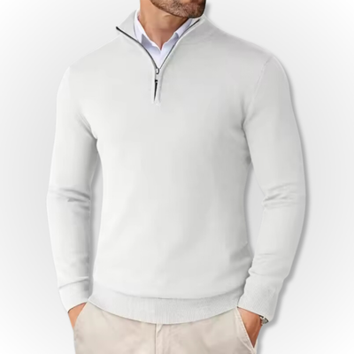 CHRISTIANO QUARTER ZIP SWEATER