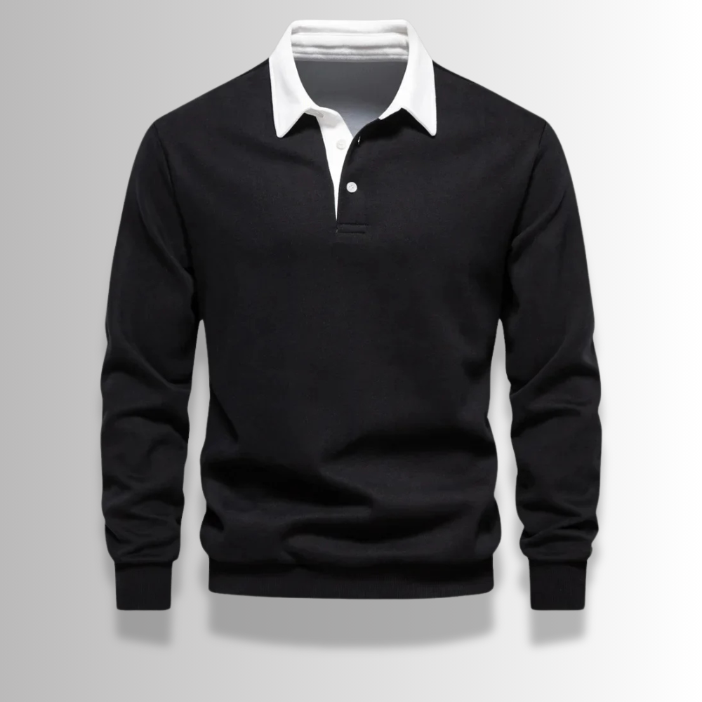 COLLIN POLO COLLAR SWEATER