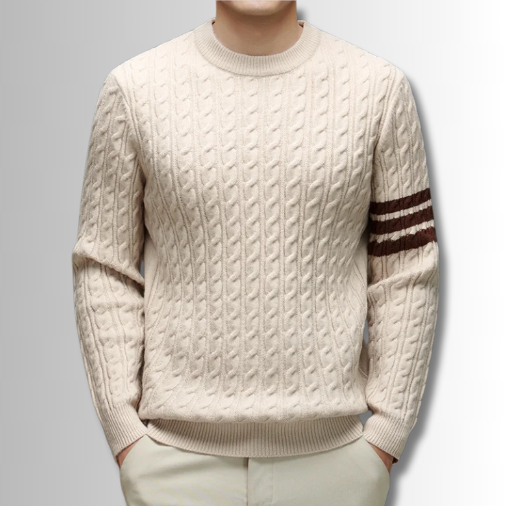 MARIO SOFT BRAID SWEATER