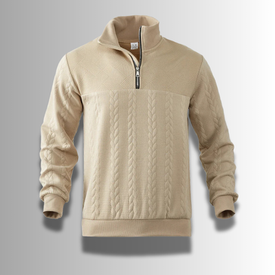 WILLIAM PREMIUM QUATER ZIP SWEATER