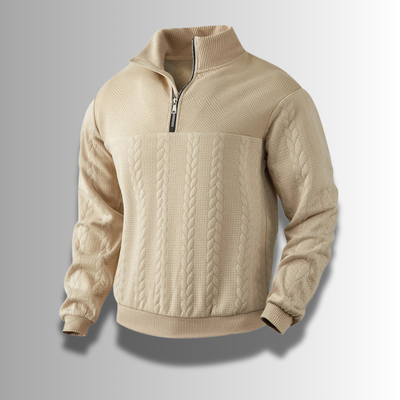 WILLIAM PREMIUM QUATER ZIP SWEATER