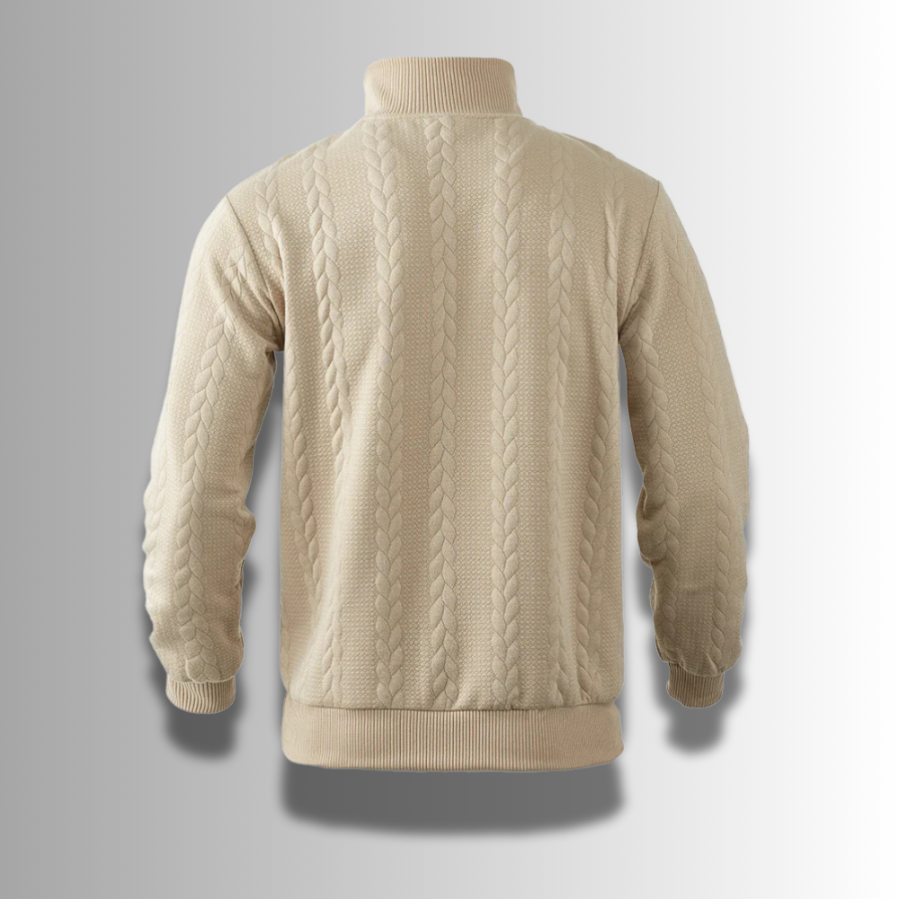 WILLIAM PREMIUM QUATER ZIP SWEATER