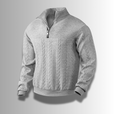 WILLIAM PREMIUM QUATER ZIP SWEATER