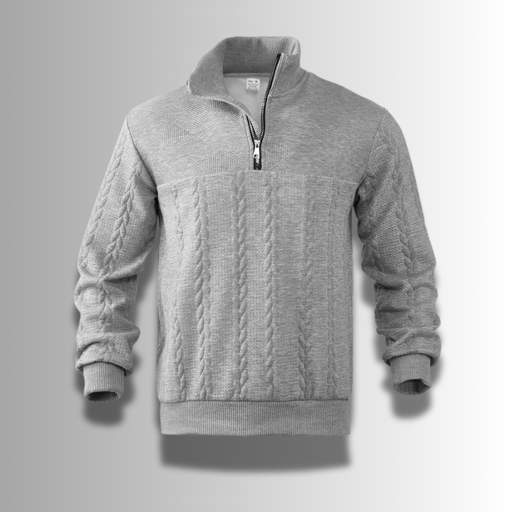 WILLIAM PREMIUM QUATER ZIP SWEATER