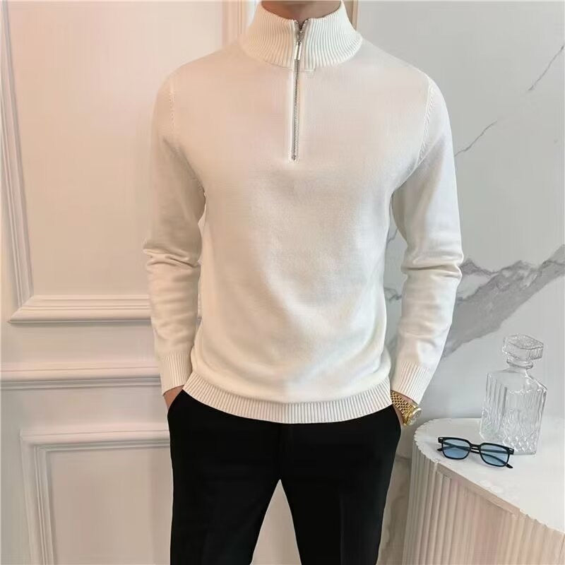 JOHN QUARTER ZIP SWEATER