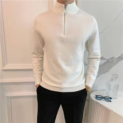 JOHN QUARTER ZIP SWEATER