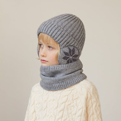 BONNET ET ÉCHARPE EN TRICOT CHAUD POUR L'HIVER