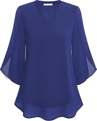 MARIAH CHIFFON BLOUSE