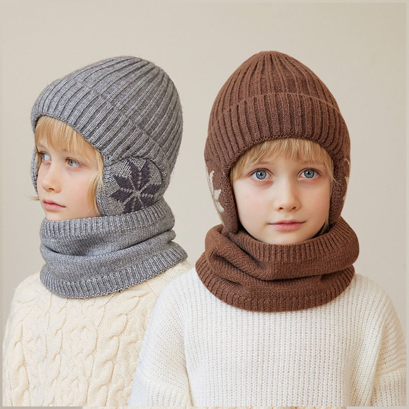 WINTER WARM KNIT HAT & SCARF