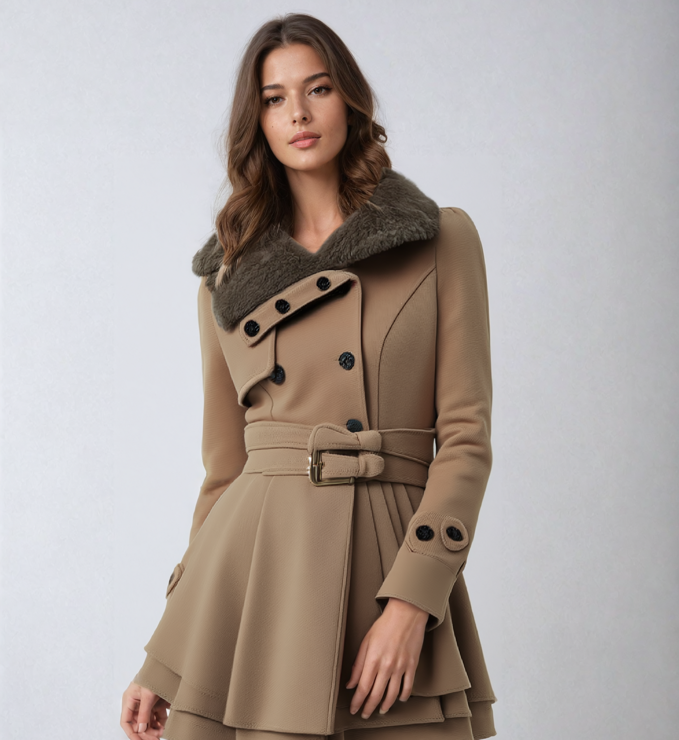 MANTEAU D'HIVER ÉLÉGANT ALMA