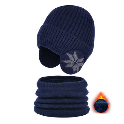 WINTER WARM KNIT HAT & SCARF