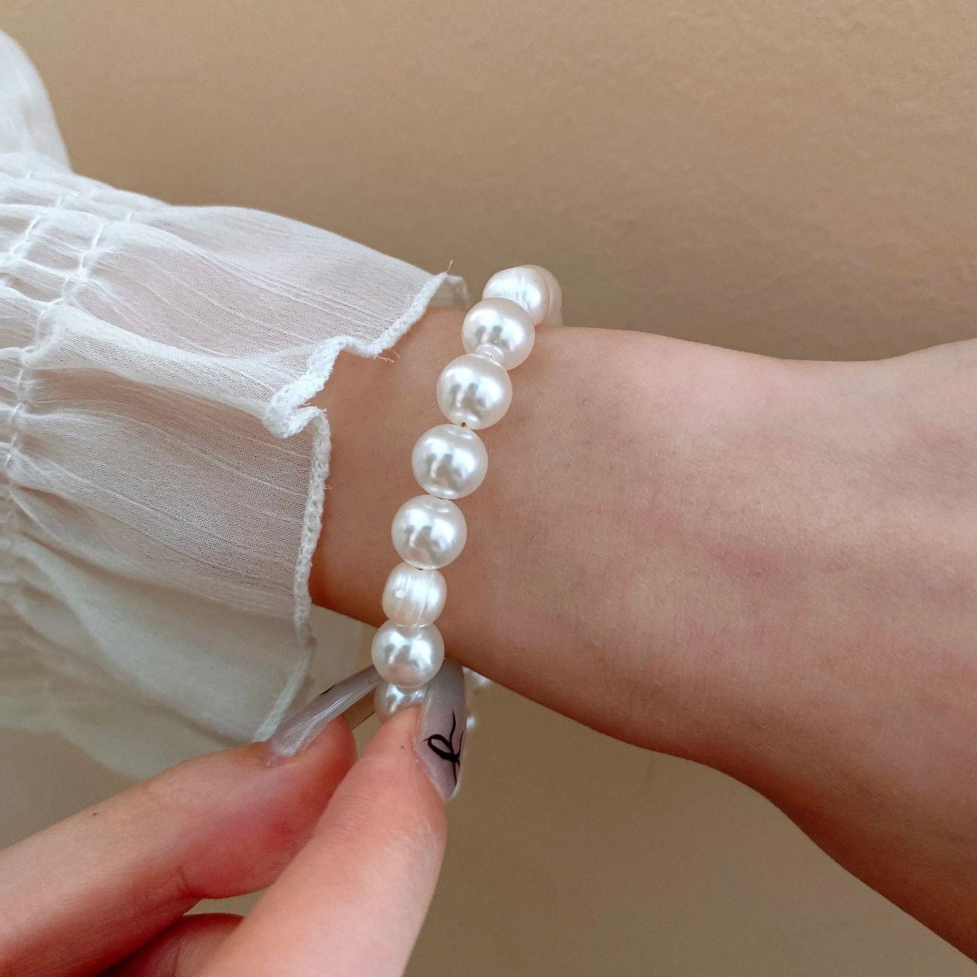 BRACELET DE PERLES ÉLÉGANT 