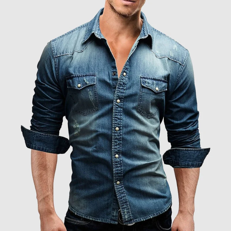 DAVID RETRO DENIM SHIRT