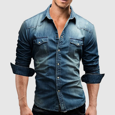 CHEMISE EN JEAN RÉTRO DAVID