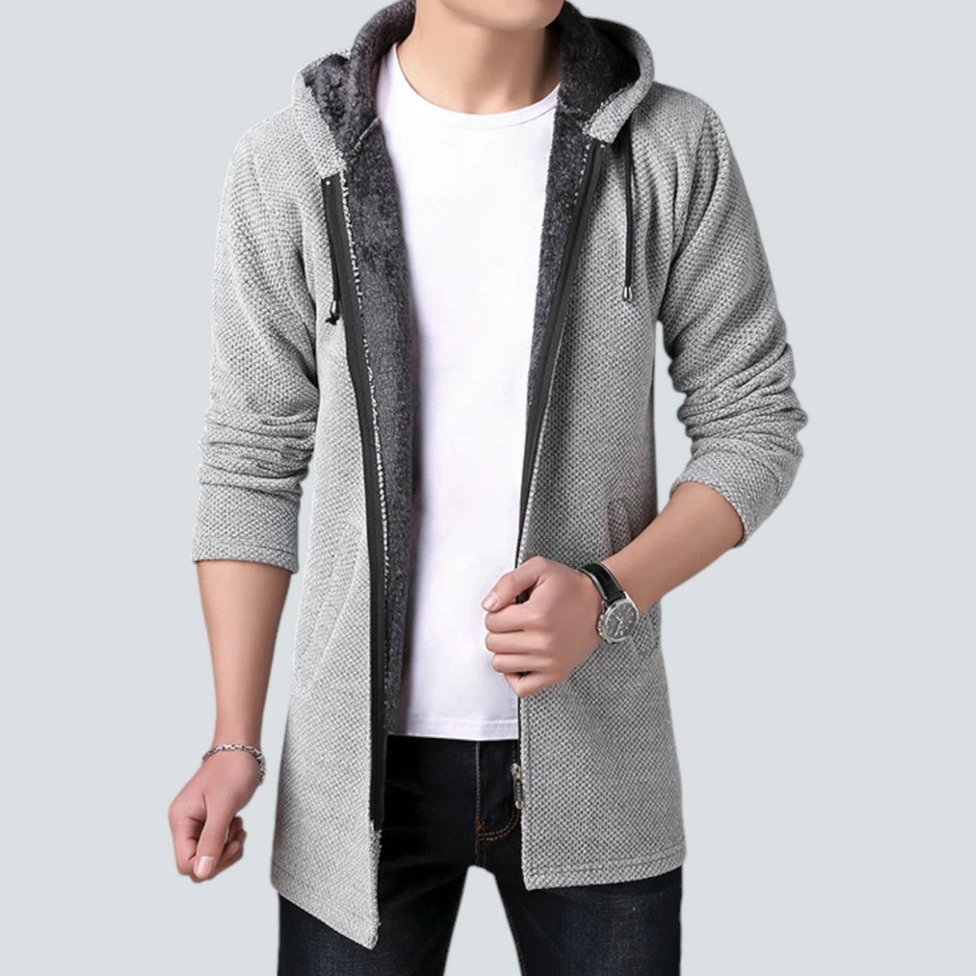 MAESTRO WOOL HOODED JACKET