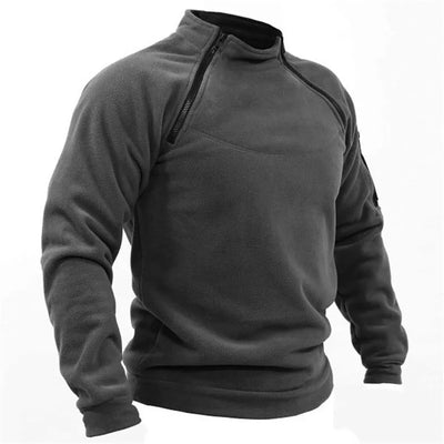 HALMAN MEN'S ZIPPER SWEATSHIRT