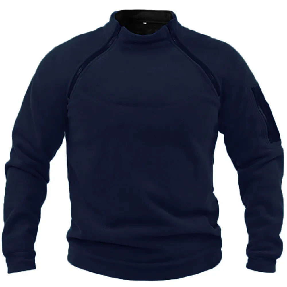 HALMAN MEN'S ZIPPER SWEATSHIRT