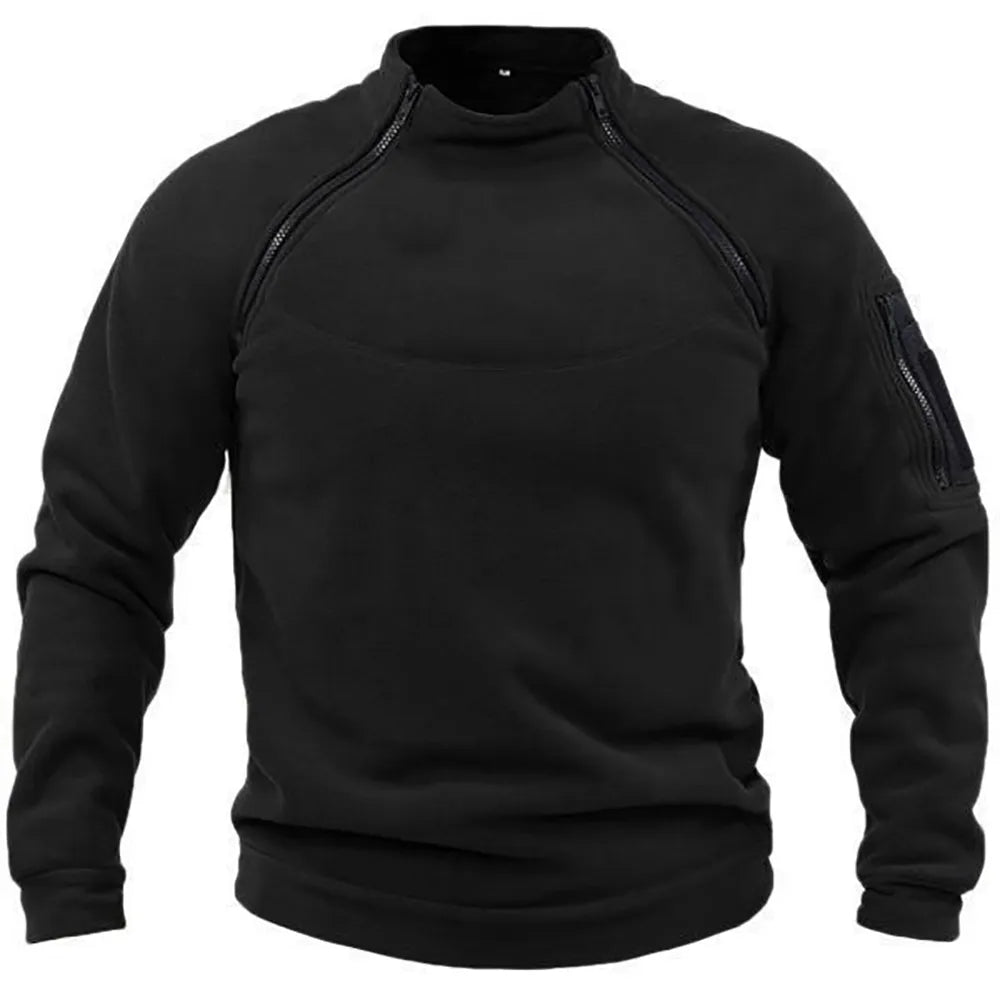 HALMAN MEN'S ZIPPER SWEATSHIRT