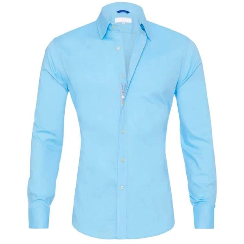 CHEMISE INFROISSEUSE EMILIO AVEC FERMETURE ÉCLAIR 