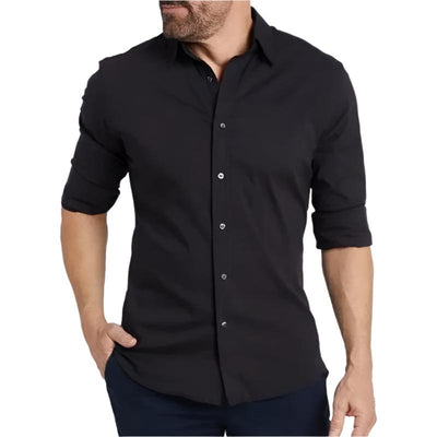 CHEMISE INFROISSEUSE EMILIO AVEC FERMETURE ÉCLAIR 