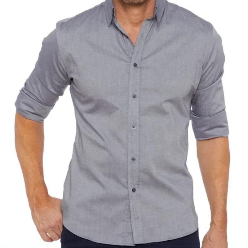 CHEMISE INFROISSEUSE EMILIO AVEC FERMETURE ÉCLAIR 