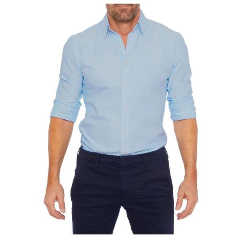 CHEMISE INFROISSEUSE EMILIO AVEC FERMETURE ÉCLAIR 