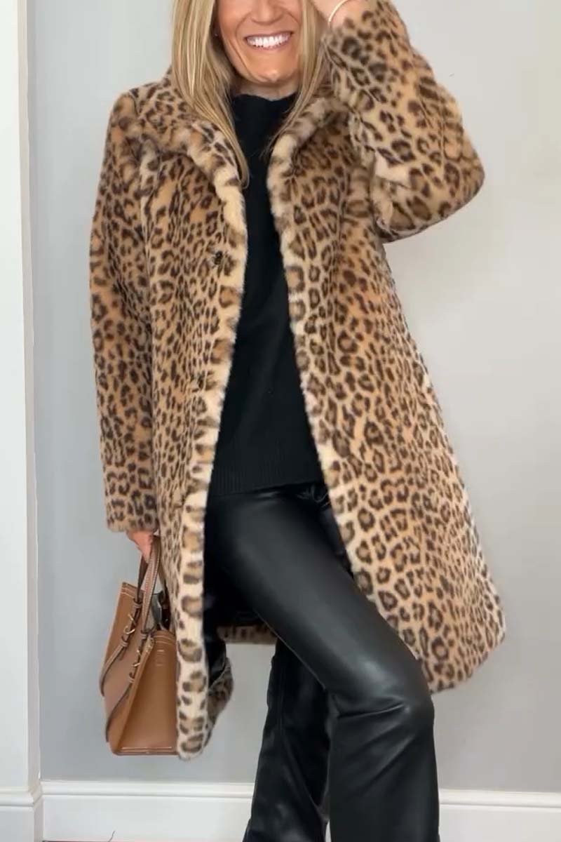 ROSA LEOPARD WINTER COAT