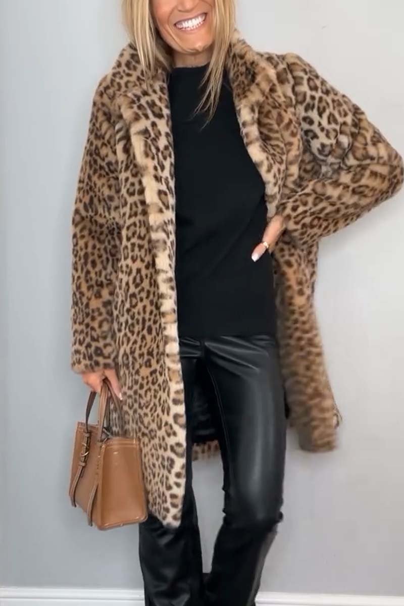 ROSA LEOPARD WINTER COAT