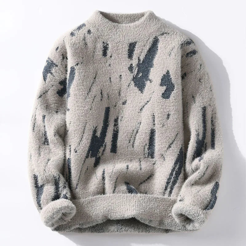 ALDRIC MIXED KNIT SWEATER