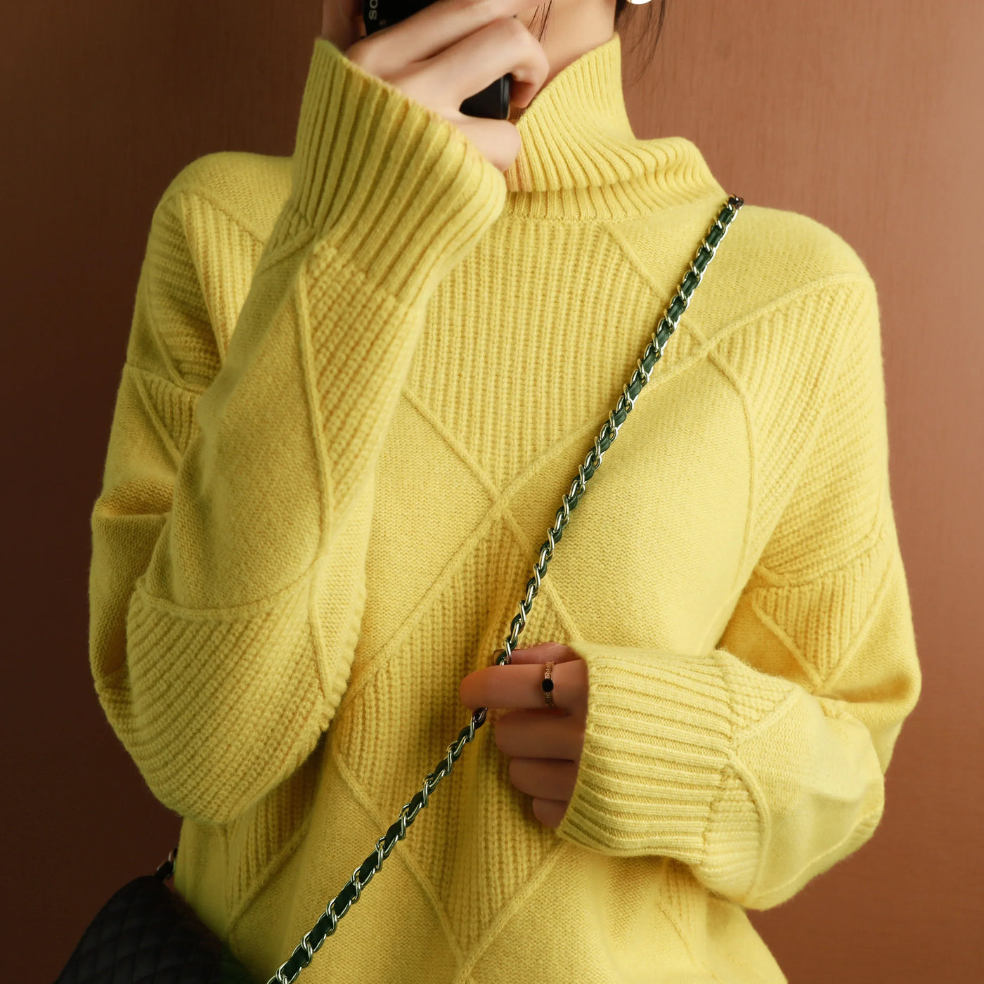 ALEXIS TURTLENECK SWEATER