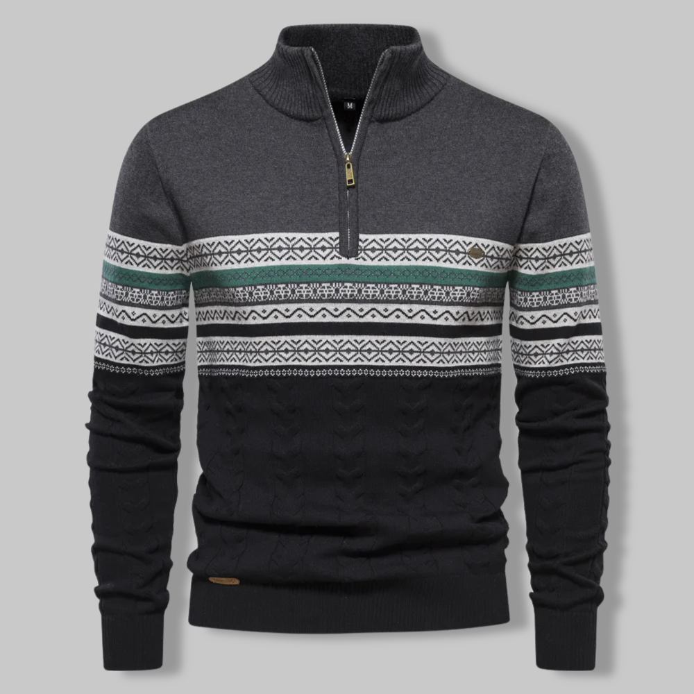 DENVER QUARTER ZIP SWEATER