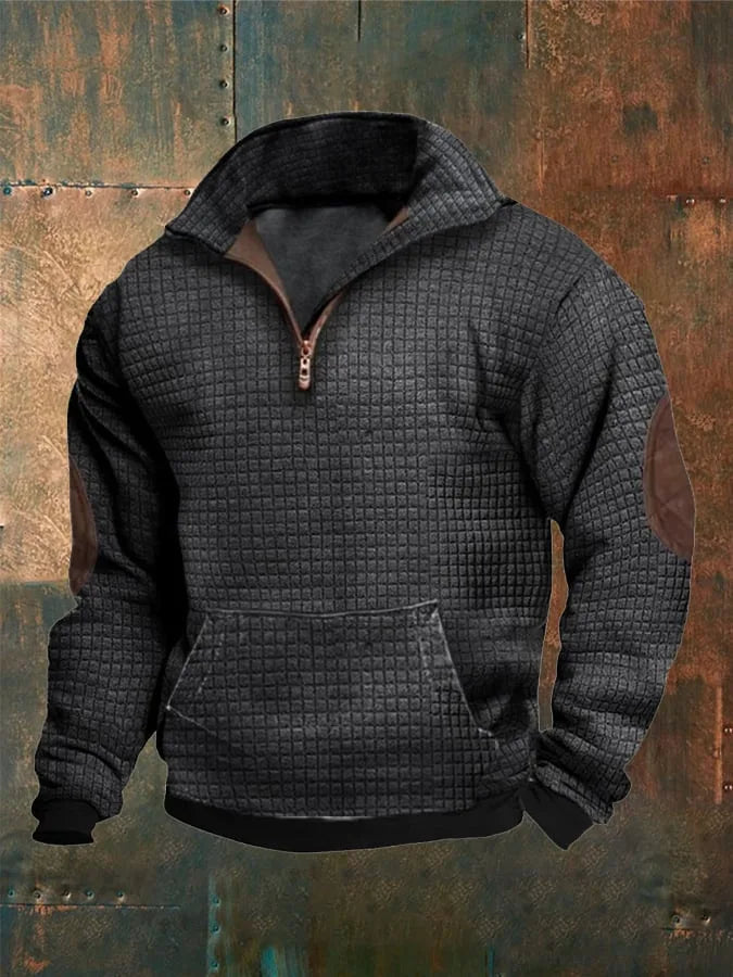 JOHN QUARTER ZIP-UP PULLOVER