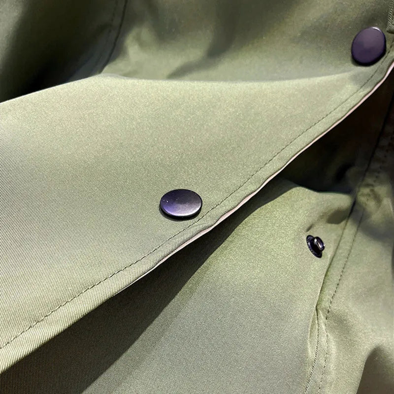 LILIAN STYLISH WATER-REPELLENT TRENCH COAT