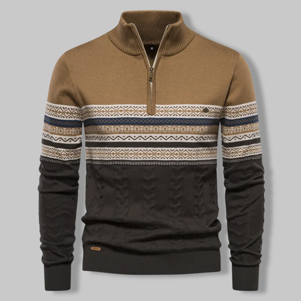 DENVER QUARTER ZIP SWEATER