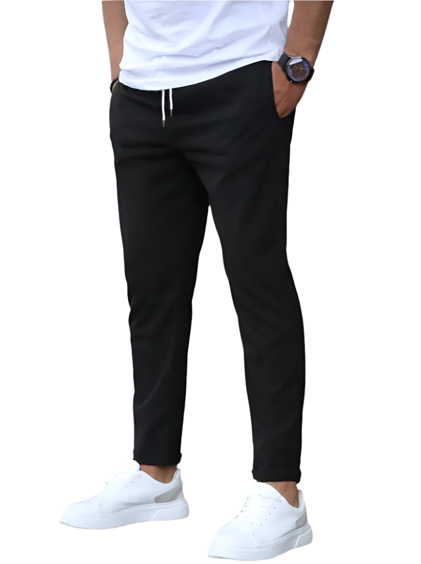 CLIFFORD CROPPED PANTS WITH ADJUSTABLE DRAWSTRING