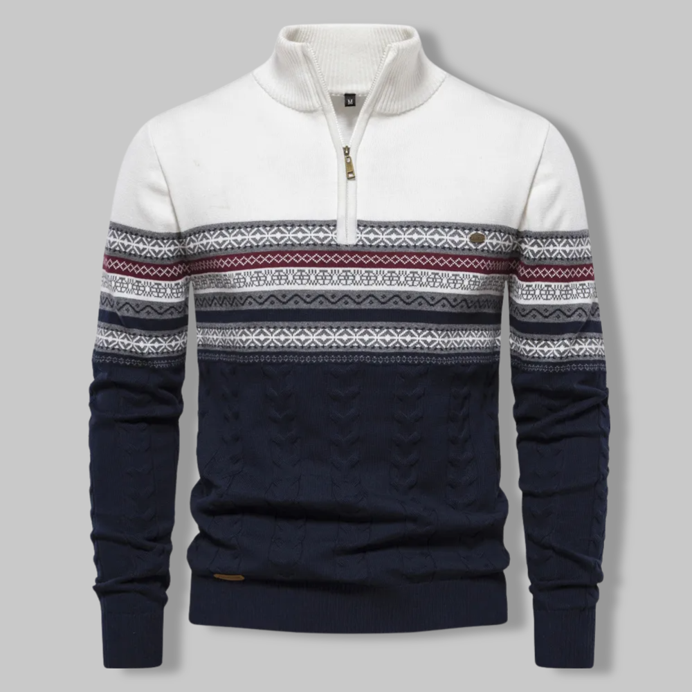 DENVER QUARTER ZIP SWEATER