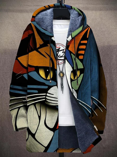 LEIARA ARTFULLY PRINTED JACKET