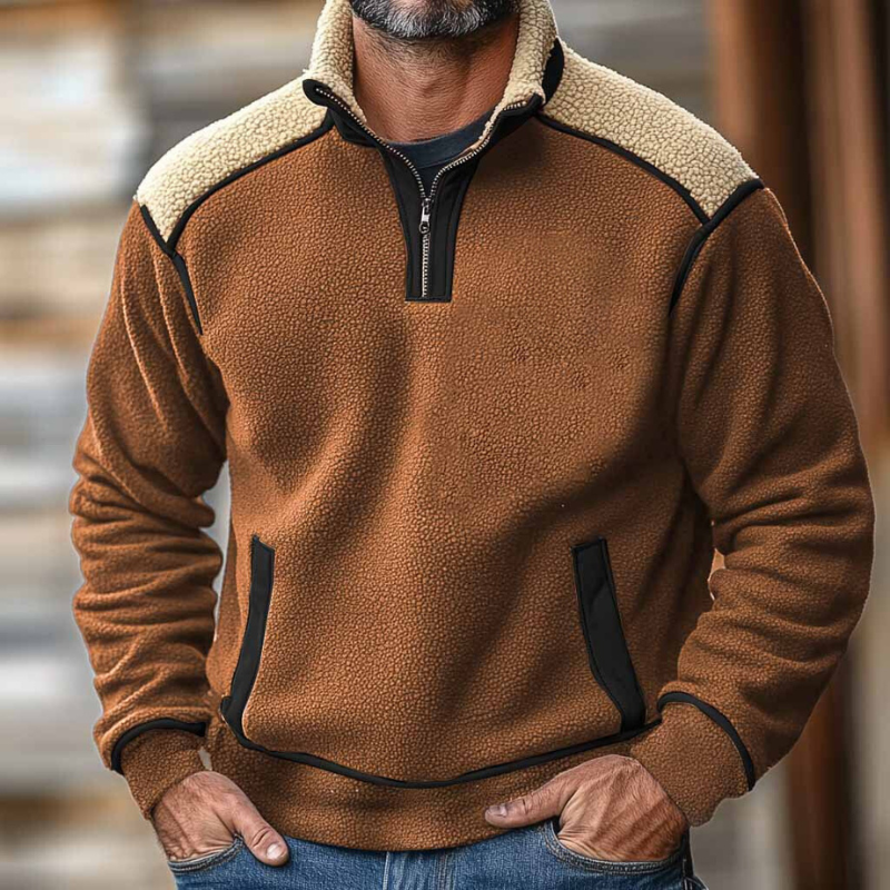 OUTLANDER QUATER-ZIP SWEATER