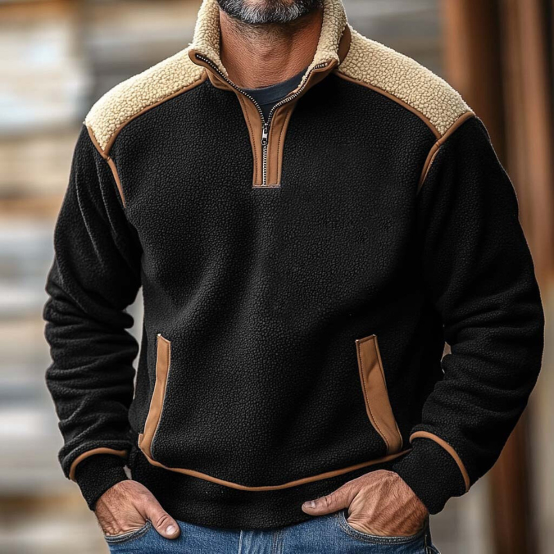 OUTLANDER QUATER-ZIP SWEATER