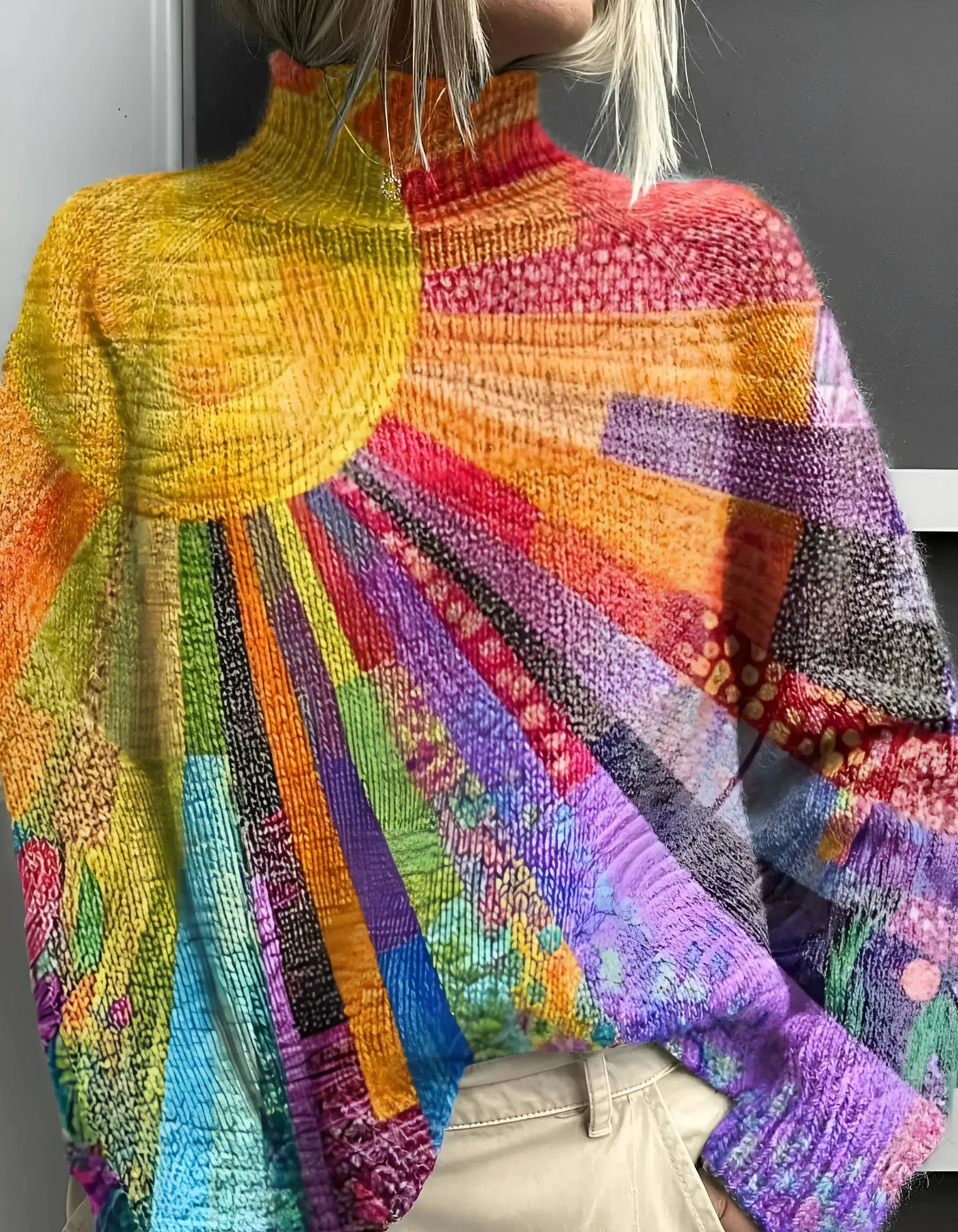 LINDA COLORFUL SWEATER