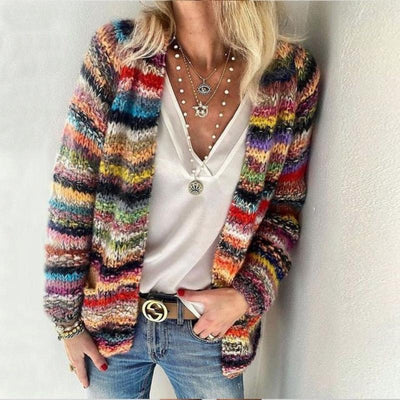 CELINE COLORFUL KNIT SWEATER