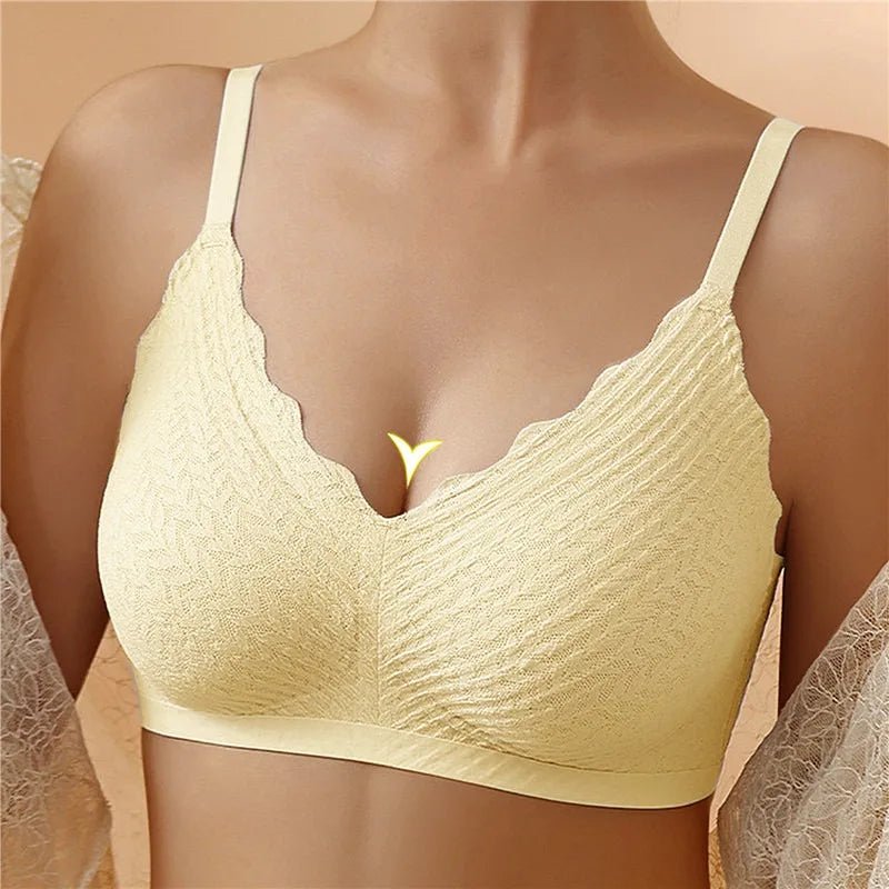 SOUTIEN-GORGE SANS COUTURE EN DENTELLE SANS ARMATURES YOLANDA