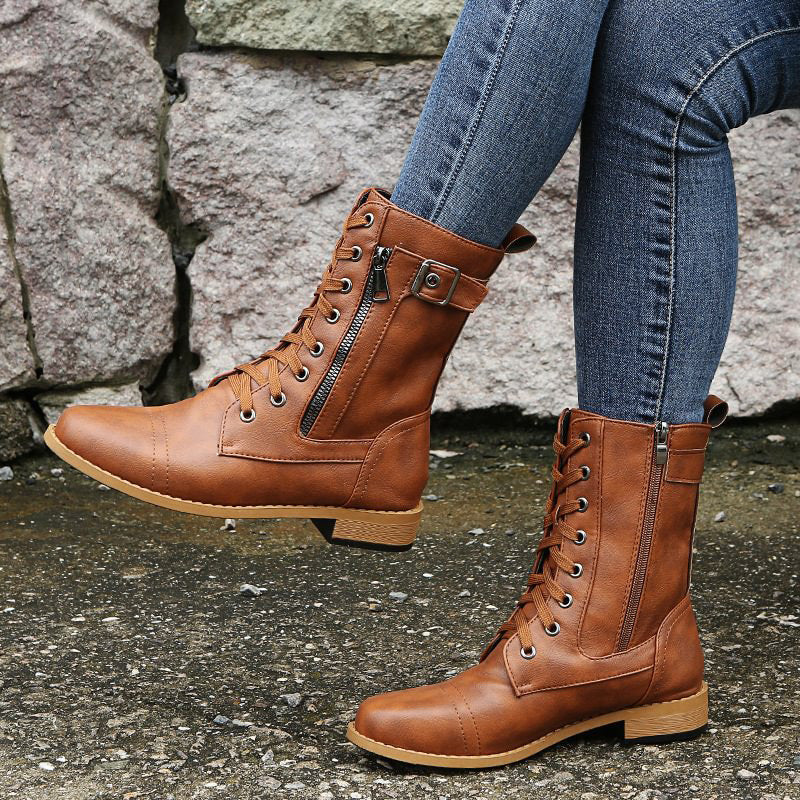 ISABELLA CLASSIC LACE-UP BOOTS