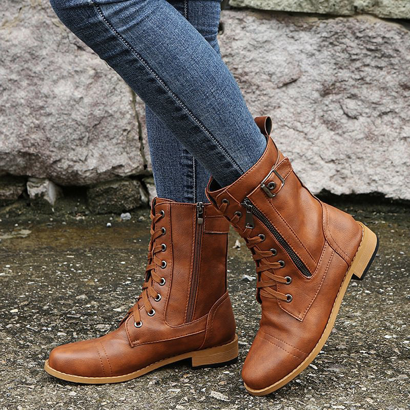 ISABELLA CLASSIC LACE-UP BOOTS