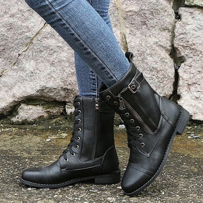 ISABELLA CLASSIC LACE-UP BOOTS